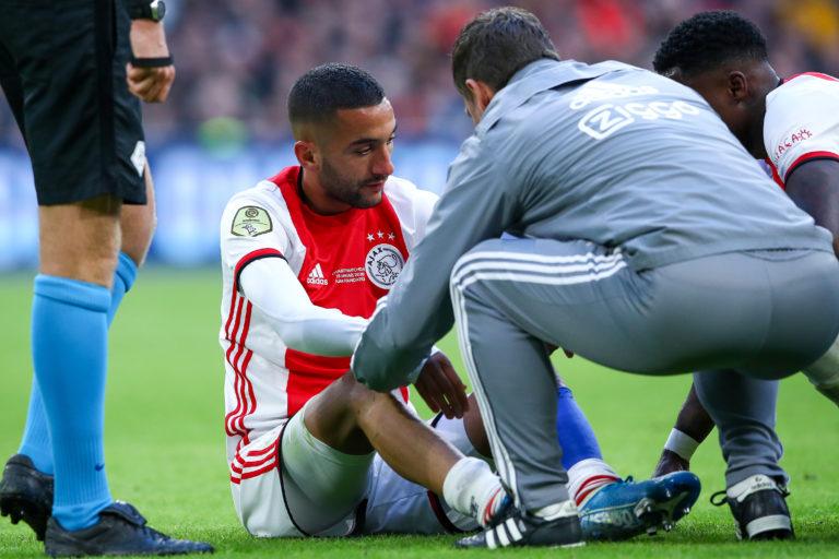 Hakim Ziyech to miss at least Groningen and PSV games, out for 2-4 weeks